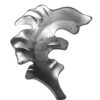 Hoja 3mm x 76mm x 100mm / L-906 (der) ornamental