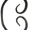 Scroll C [9mm x 9mm CDR] 127mm x 190mm / RO-1610 ornamental