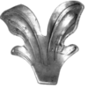 Hoja 2mm x 51mm x 52mm / CH005(der/izq) ornamental
