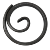 Scroll O [12mm x 6mm RCT] 100mm ornamental