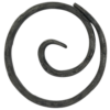 Scroll O [12mm x 6mm RCT] 100mm ornamental